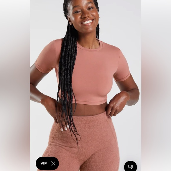 Gymshark Tops - Gymshark Whitney short sleeve crop top